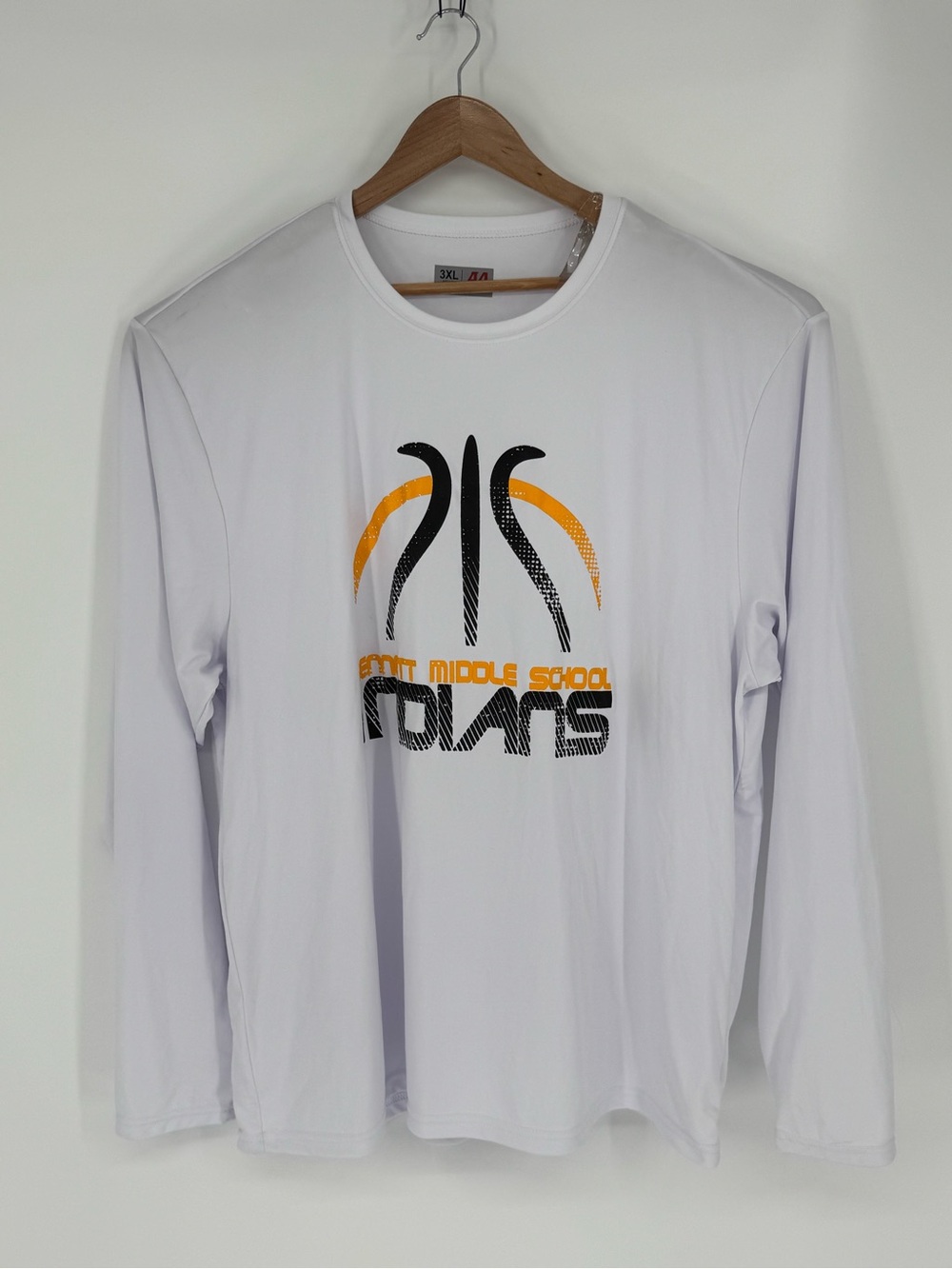 A4 Apparel Men’s Lightweight Long Sleeve Kennett Middle School Size 3XL  H6